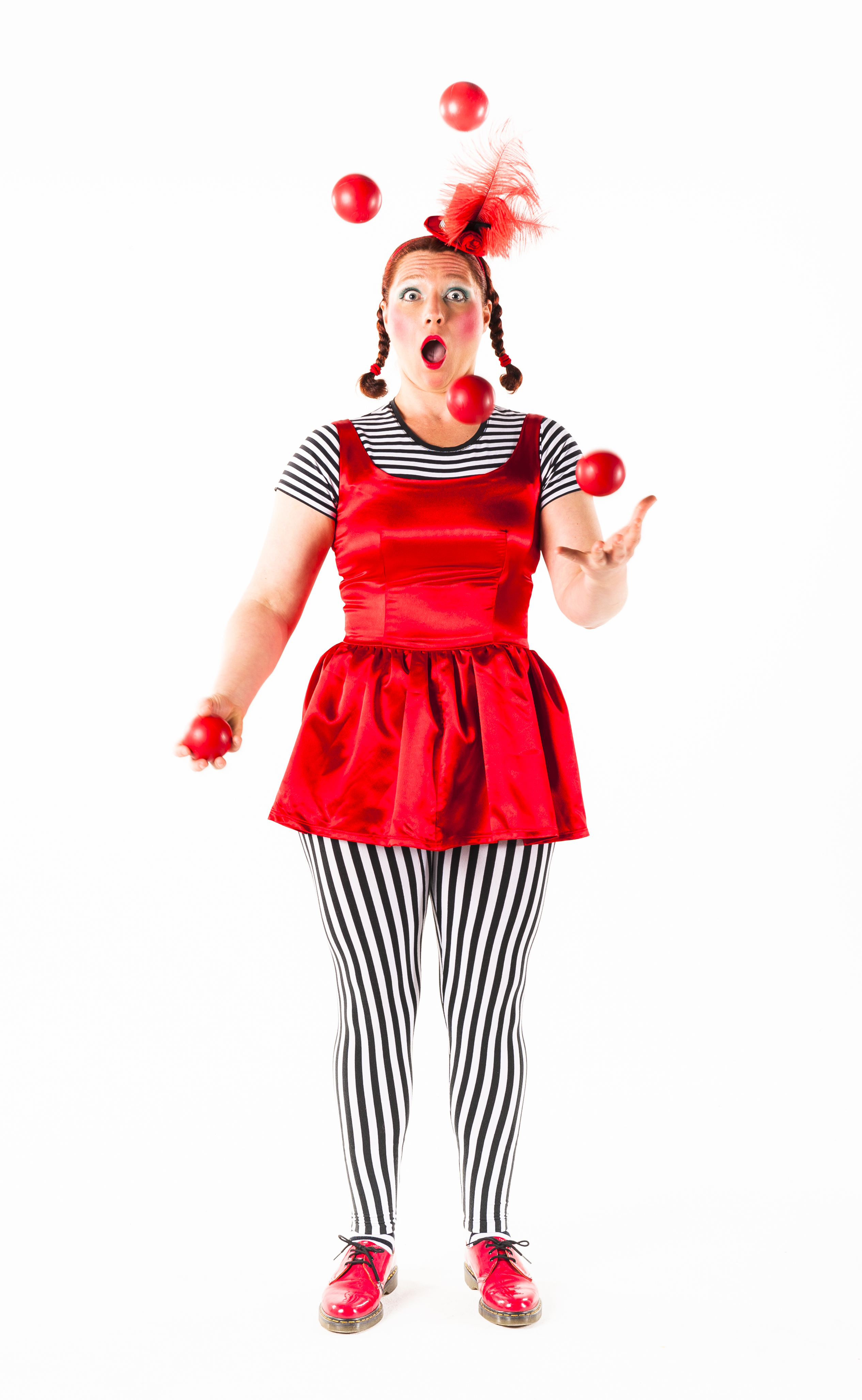 clown red dress photo credit Aron Walker
