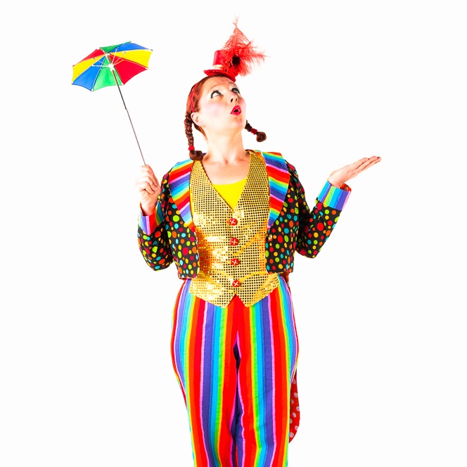 umbrella clown